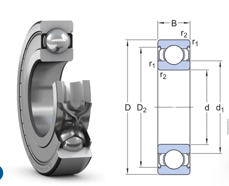 6319-2Z/C3 SKF